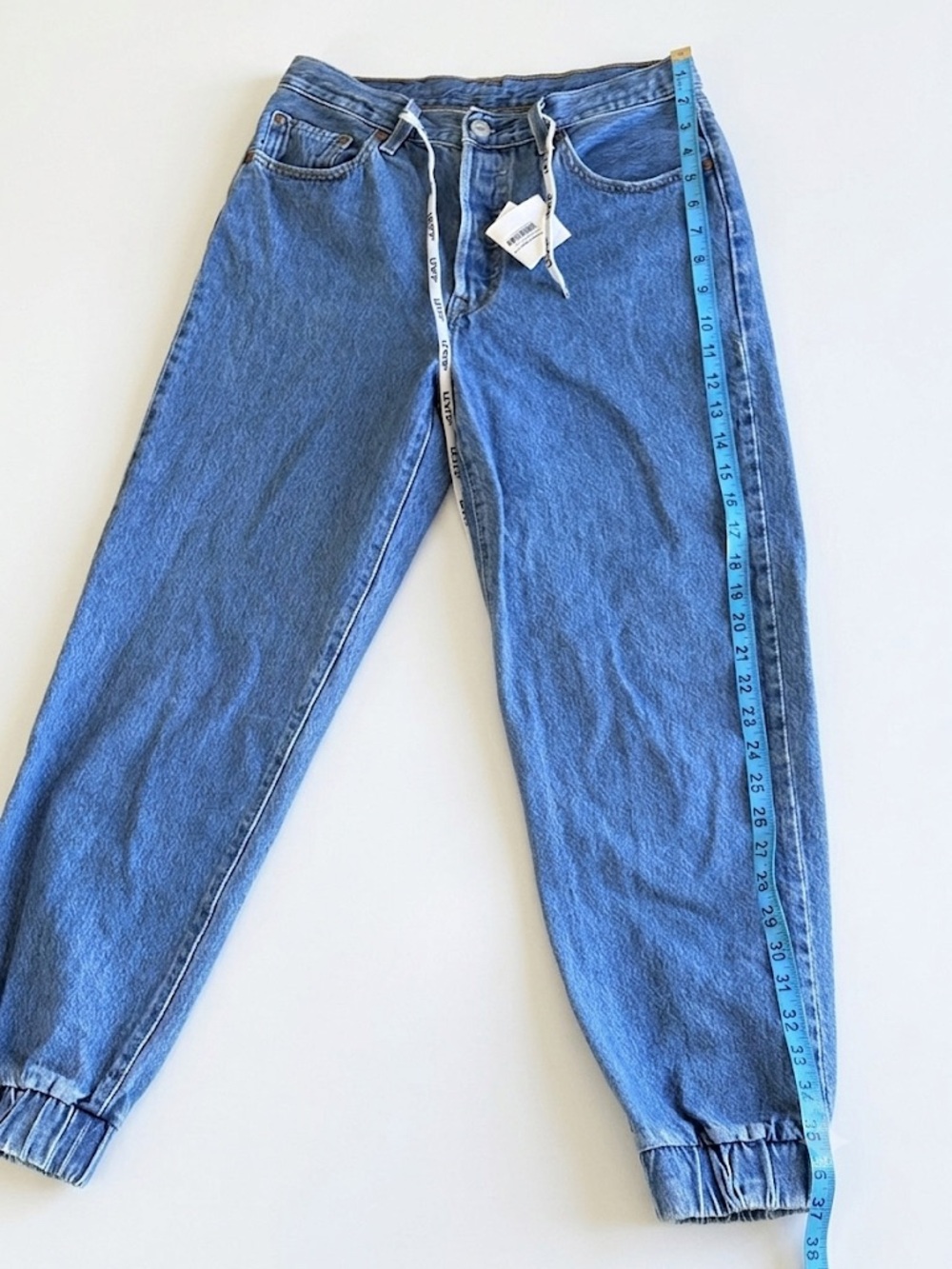 Levis 501 women’s jeans size 27 denim joggers